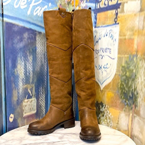 Ross & Snow Boot Elena Weatherproof Shearling OTK Espresso 7 GUC - Picture 2 of 9